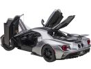 2017 Ford GT Ingot Silver Metallic with Black Stripes
