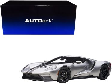 2017 Ford GT Ingot Silver Metallic with Black Stripes