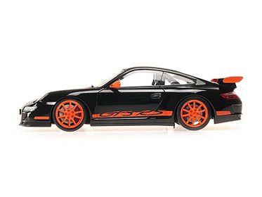 2007 Porsche 911 GT3 RS Black with Orange Stripes