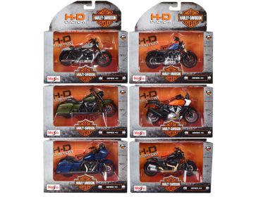 Harley-Davidson Motorcycles 6 piece Set Series 43