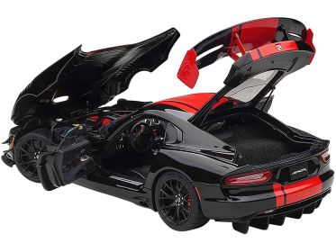 2017 Dodge Viper 1:28 Edition ACR Black with Red Stripes