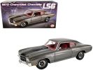 1970 Chevrolet Chevelle LS6 Shadow Gray with Black Stripes and Red Interior