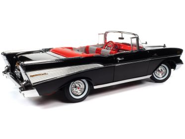 1957 Chevrolet Bel Air Convertible Onyx Black James Bond 007 "Dr. No" (1962) Movie
