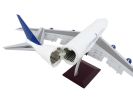 Boeing 747LCF Commercial Aircraft with Flaps Down "Dreamlifter"