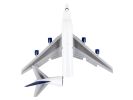 Boeing 747LCF Commercial Aircraft with Flaps Down "Dreamlifter"