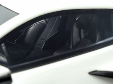 Chevrolet Corvette C8 Arctic White with Red and Blue Stripes "Hennessey"