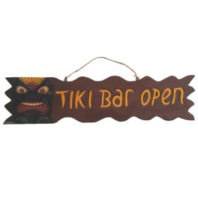 Tiki Bar Open Sign
