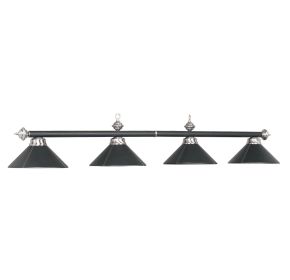 4 Lt 54" Billiard Light Leather/Black