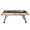VEVOR Billiards Table, 7 ft Pool Table, Adjust Legs Stable Billiards Table, Pool Table Set Includes Balls, Cues, Chalks and Brush