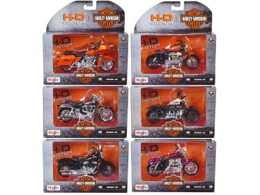 Harley-Davidson Motorcycles 6 piece Set Series 38
