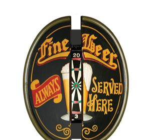 Fine Beer Dartboard Cabinet