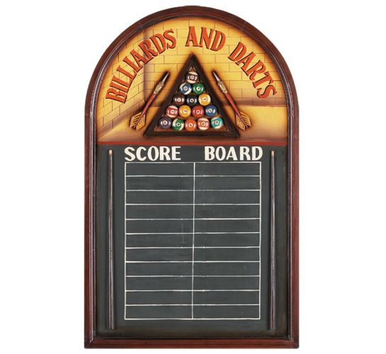 Pub Sign-Billiards And Darts
