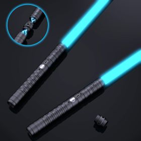 2Pack Lightsaber, 2-in-1 Dueling Lightsaber With 7 Colors (Color: Black)