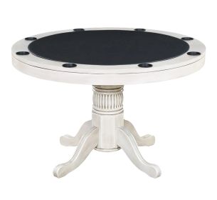 48" Game Table (Style: ANTIQUE WHITE)