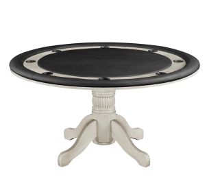 60" 2 In 1 Game Table (Style: ANTIQUE WHITE)