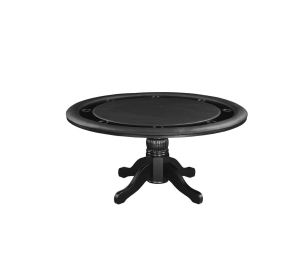 60" 2 In 1 Game Table (Style: BLACK)