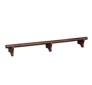 72" Dry Bar Foot Rail (Style: CAPPUCCINO)
