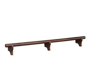 72" Dry Bar Foot Rail (Style: CHESTNUT)