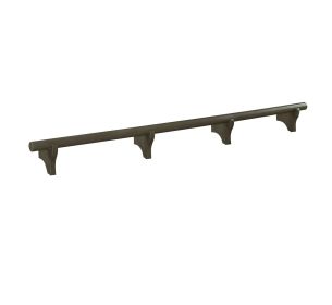 84" Dry Bar Foot Rail (Style: SLATE)
