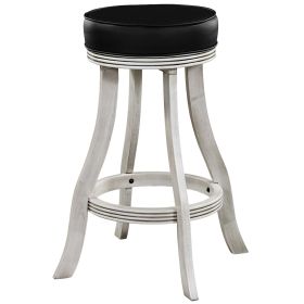 Backless Barstool (Style: ANTIQUE WHITE)