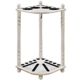 Floor Cue Rack (Style: ANTIQUE WHITE)
