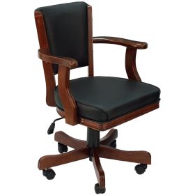 Office or Game Swivel Chair (Style: ENGLISH TUDOR)