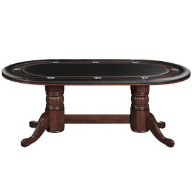 84" Texas Hold'Em Game Table (Style: CAPPUCCINO)