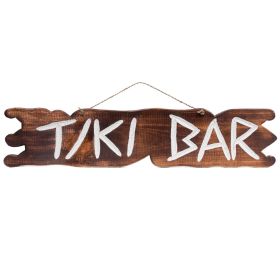 Tiki Bar Sign (material: Acacia Wood)