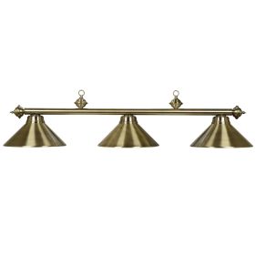 54" 3Lt Billiard Light (Style: ANTIQUE BRASS)