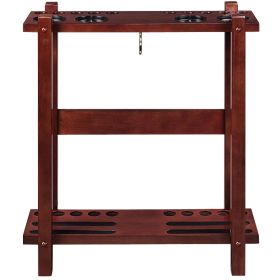 Straight Floor Cue Rack (Style: ENGLISH TUDOR)