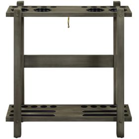 Straight Floor Cue Rack (Style: SLATE)