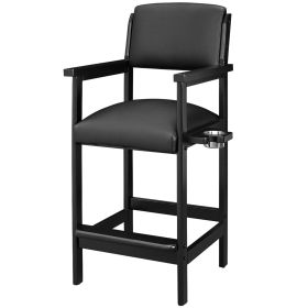Pub-Bar Chair with Cup Holder (Style: BLACK)