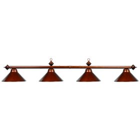 78" 4 Lt Billiard Light (Style: CHESTNUT)