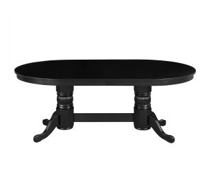 84" Texas Hold'Em Game Table Dining Top (Style: BLACK)