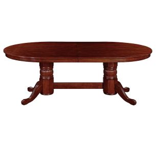 84" Texas Hold'Em Game Table Dining Top (Style: ENGLISH TUDOR)